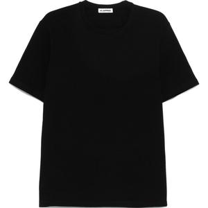 Футболка с нашивкой-логотипом JIL SANDER, черный