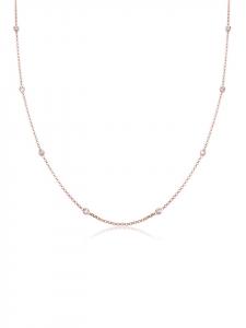 Elli Колье из серебра 925 пробы с отделкой из розового золота