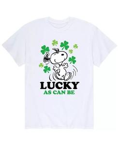 Футболка мужская Peanuts Snoopy Lucky AIRWAVES, белый