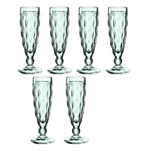 Бокалы для шампанского Leonardo Brindisi зеленый 100 мл 6 шт