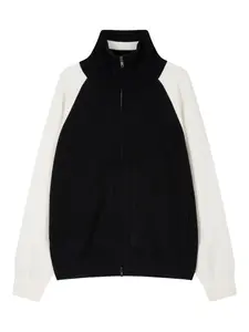 Кардиган с жаккардовым логотипом Tomboy, черный