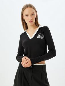 Рубашка Koton, черный