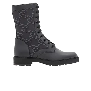 Ботинки Fendi Wmns Leather Biker Boot Black, черный