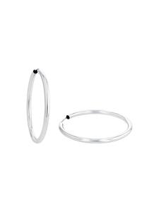 Amor Серьги-кольца из серебра 925 пробы с родиевым покрытием