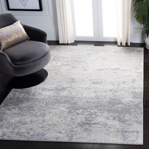Ковер SAFAVIEH, 183 x 275 см, Brentwood Collection Grey/Ivory BNT822H современный абстрактный без ворса для гостиной спальни столовой домашнего офиса