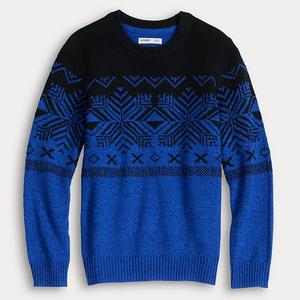 Детский свитер с круглым вырезом Sonoma Goods For Life, Fair Isle Blue