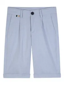 Шорты на пуговицах BOSS Kidswear, синий