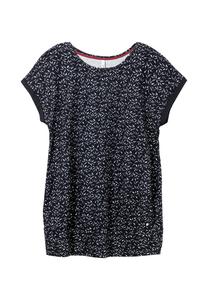 Свободное платье-рубашка с принтом по всей поверхности и широким подолом sheego, цвет Marine Bedruckt