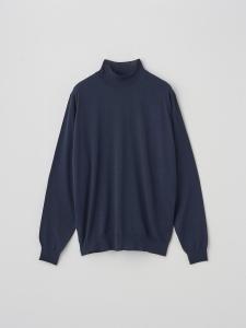 Вязаный пуловер с одним воротником-стойкой и длинными рукавами | A4802 | 30G, современный крой