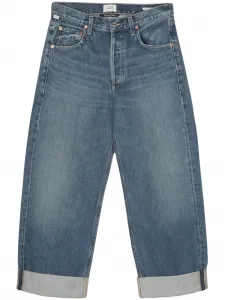 Широкие джинсы Ayla Citizens of Humanity, синий