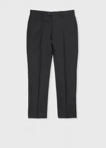 шерстяные зауженные брюки