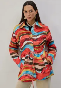 Абстрактное короткое пальто Touché Privé, Patterned