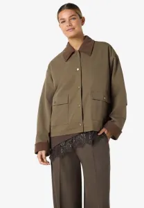 Летняя куртка с воротником nmnora Noisy May, Kalamata Detail Morel