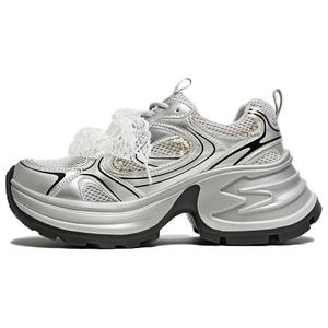 Низкие массивные кроссовки женские BASTO, White