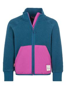 Флисовая куртка "Вега" бирюзового цвета Trollkids