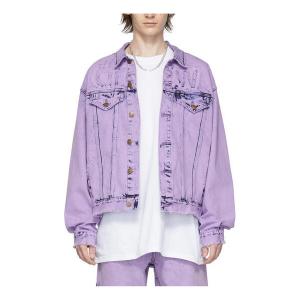 Куртка ssense exclusive secret trucker denim jacket 'purple' Drew House, фиолетовый