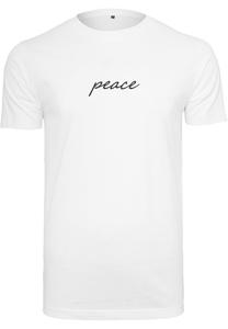 Рубашка Mister Tee Peace Wording, белый
