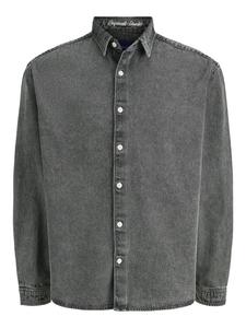 Джинсовая рубашка JORNORREBRO серого цвета Jack & Jones