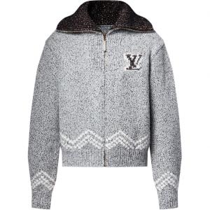 LOUIS VUITTON Джемпер Zippered Knitted Blouson