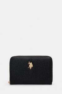 Кошелек Jones U.S. Polo Assn., черный