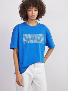 Рубашка BEARTH Scan CodeBio-Baumwolle, Cobalt Blue