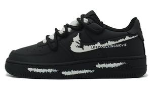 Кроссовки Nike Air Force 1 Skateboard Shoes Women's Low-Top Black White