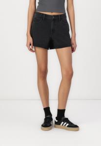 Шорты JAN2 HR RELAXED 5IN WASH BLACK CLEAN HEM 1CC $39.95 Hollister Co., черный