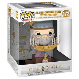 Фигурка Funko Harry Potter Deluxe «Дамблдор, узник Азкабана» с подиумом, прозрачный