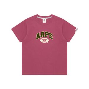 Футболка с принтом логотипа A Bathing APE Aape, красный