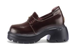 Iijin АйДжин Чанки Каблук Высокие каблуки Женские - Шоколад, цвет Chocolate