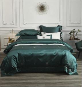 UOIO Комплект постельного белья Uoio Blackish Green из египетского хлопка 1000TC