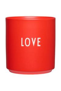 Любимая чашка 250 мл Design Letters, красный