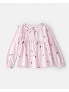 OshKosh Футболка с длинными рукавами розового цвета