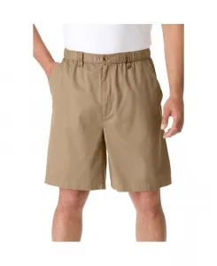 Шорты Big & Tall Knockarounds 8" с полной эластичной резинкой и гладкой передней частью KingSize, коричневый/бежевый