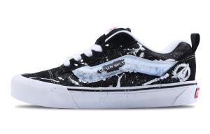 Vans Knu Skool устойчивые к истиранию низкие кроссовки для скейтбординга унисекс белый черный синий