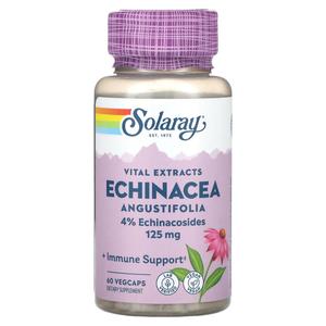 Добавка Solaray Vital Extracts Echinacea Angustifolia 125 мг, 60 растительных капсул