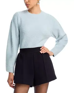 Свитер с круглым вырезом - эксклюзив Aqua, синий