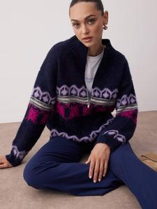 Вязаный кардиган Trendyol, Navy