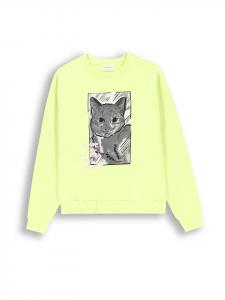 Толстовка Coccodrillo Sweatshirt, зеленый