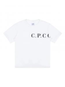 Футболка с логотипом C.P. Company Kids, белый