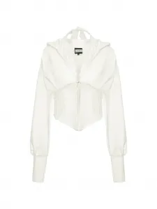 Толстовка с капюшоном Karol Hamza, белый