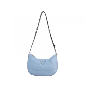 GUESS Полиэстеровая наплечная сумка женская разноцветная, Light Denim Blue