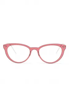 Очки в оправе 'кошачий глаз' Lindberg, красный
