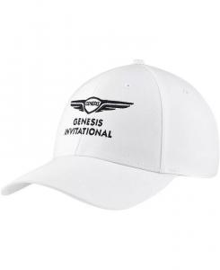 Мужская белая шапка Genesis Invitational Stratus Structured Ultimate Fit Adjustable Ahead