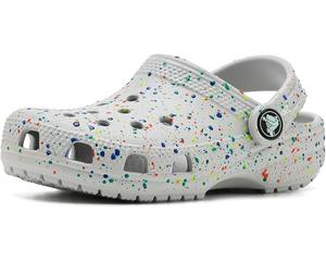 Детские кроксы Crocs Classic Marbled Tie-Dye Crocs Kids, Atmosphere/Multi Glow