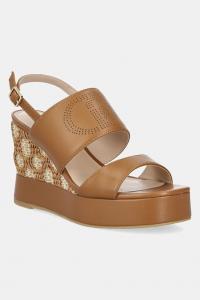 Кожаные сандалии KAREN 04 Liu Jo, коричневый