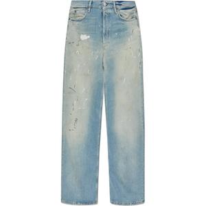 Потертые джинсы Regular Fit Acne Studios, светло-голубой