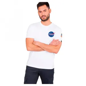 Футболка с коротким рукавом Alpha Industries Space Shuttle, белый