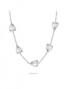 LIEBESKIND BERLIN Колье «Металлическое сердце» из серебра