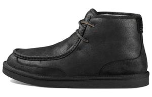 Ботинки мужские зимние Ugg на плоской подошве, черный